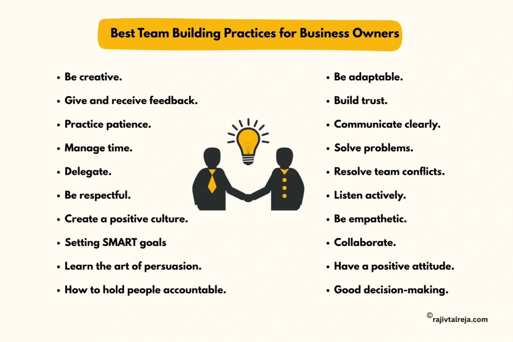 Best practices to overcome challenges in team building 