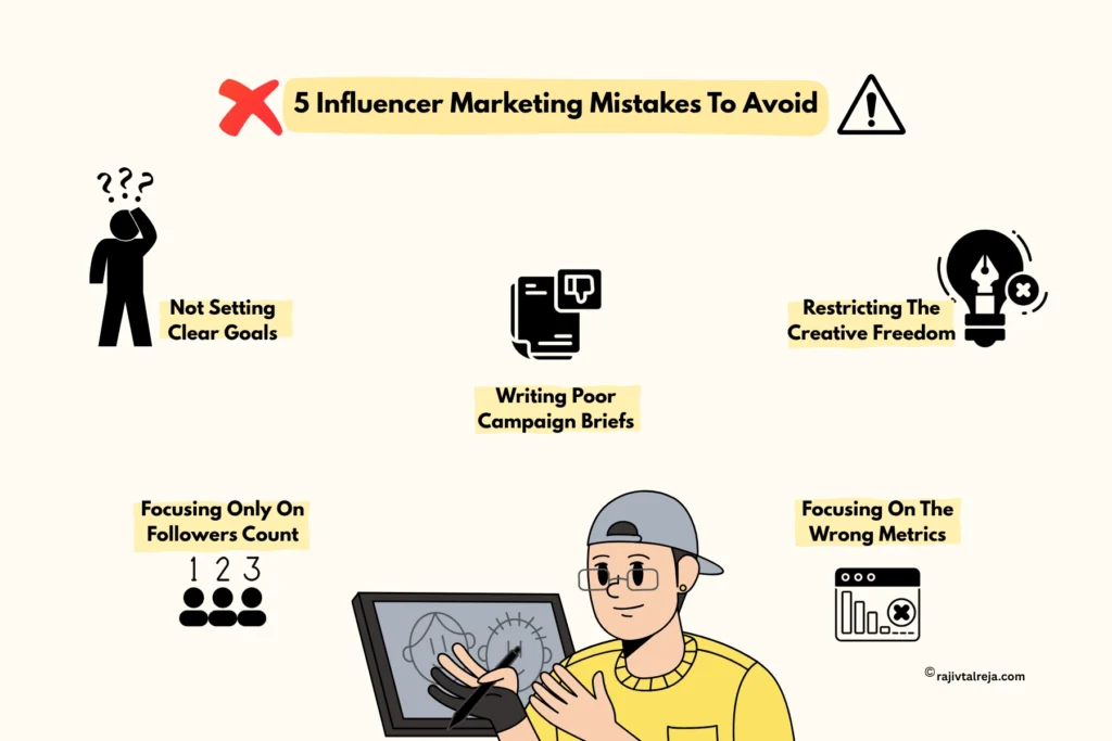Mistakes to avoid in Influencer marketing for small businesses 