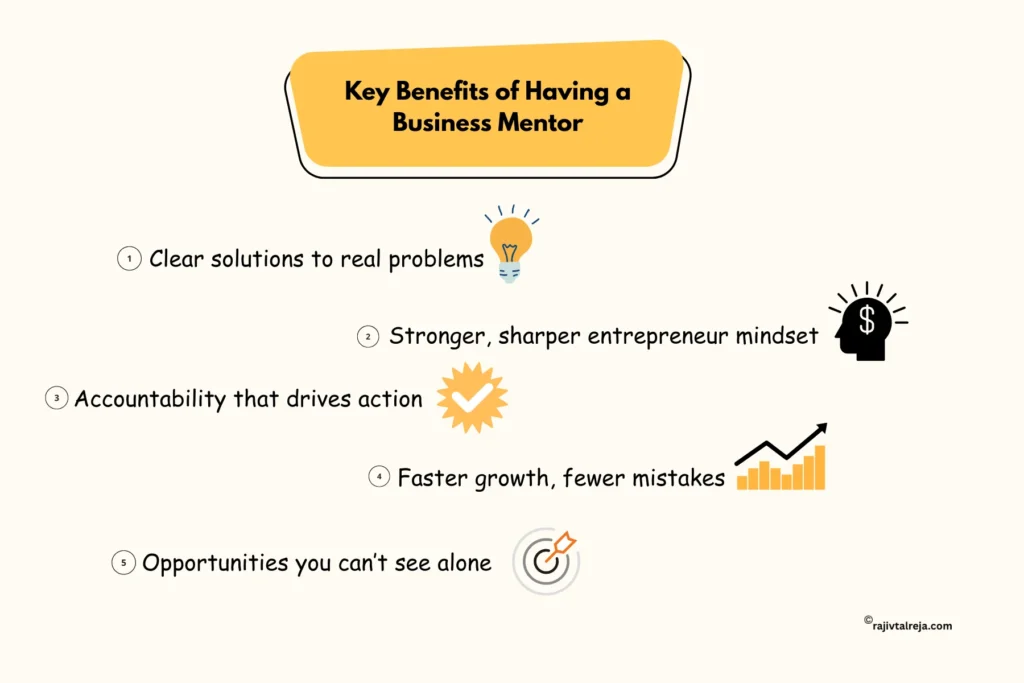 Benefits of having a business mentor