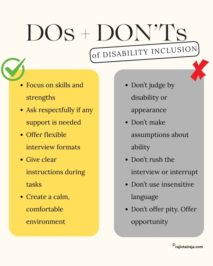 Dos and Don'ts of Disability Inclusion in the Workplace