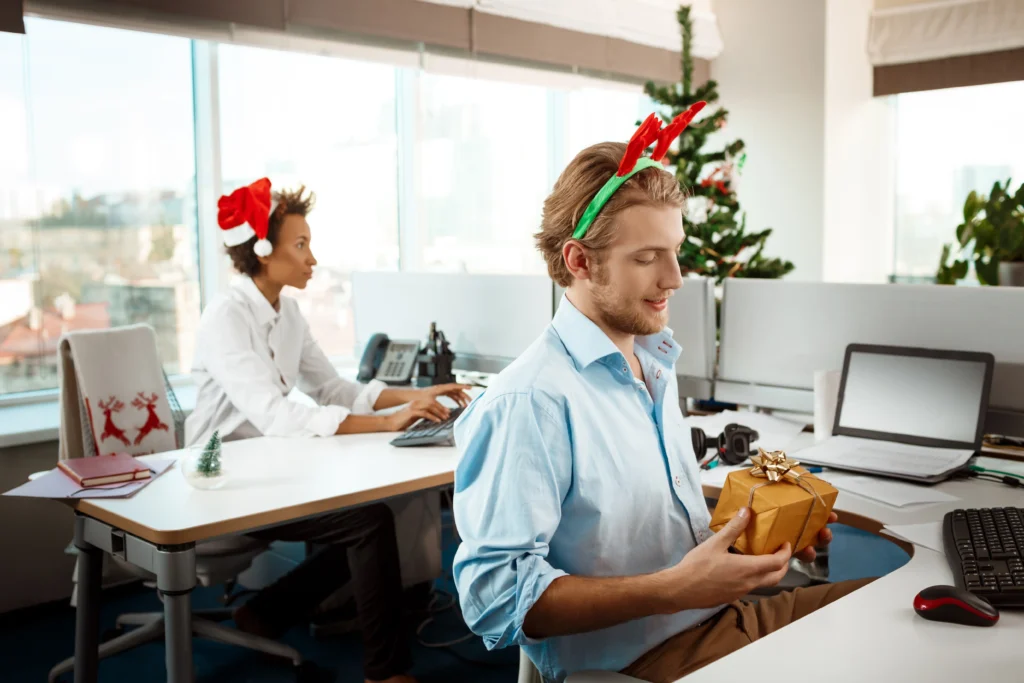 Gifting your employees on festive occasions makes them feel valued. 